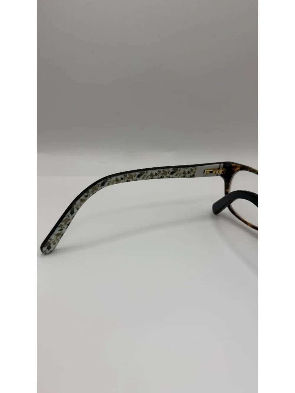 Tory Burch Ty2031 3154 Floral Print Tortoise Eyeglasses 49-17-135 FRAMES ONLY